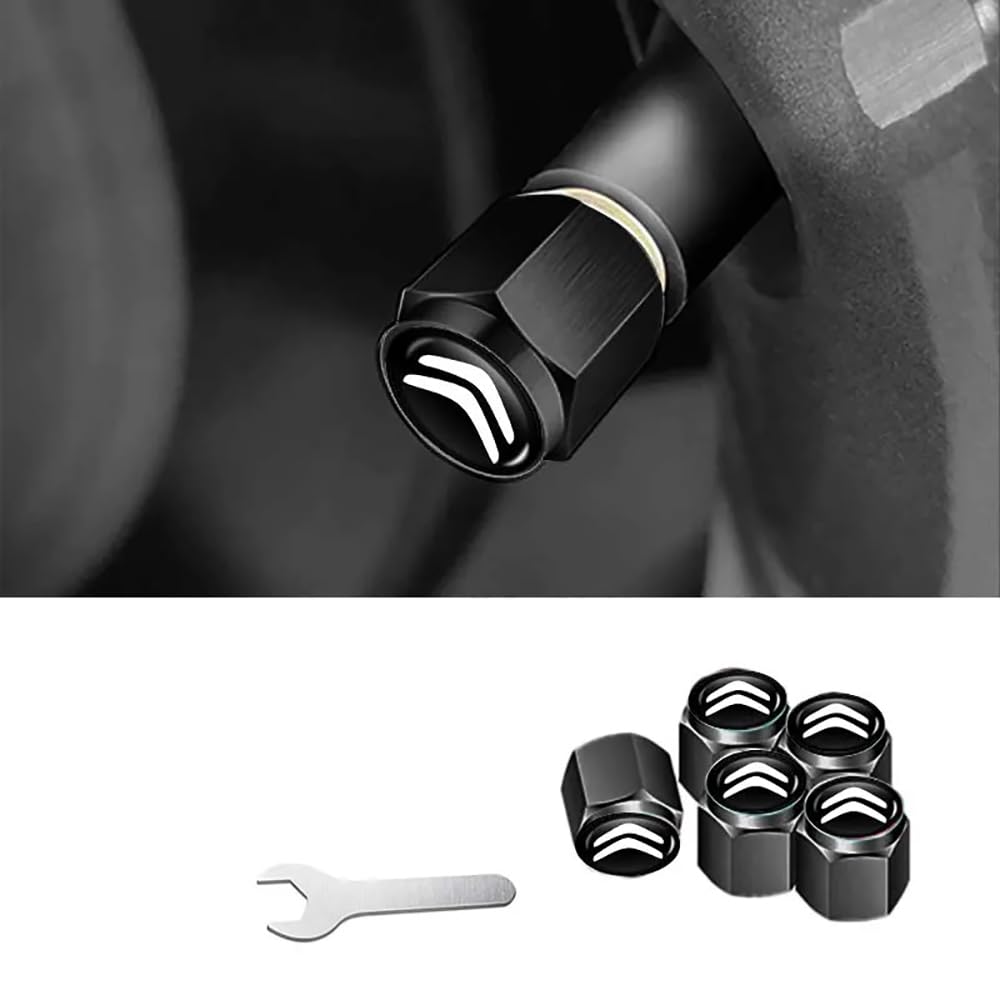 4 Stück Ventilkappen,für Citroen Ventilkappen mit Dichtung Ventilkappen Auto Autoventil Reifenventilkappe Autoventil Kappe Staubkappen Reifen Ventilkappen,Black 4 Stück Ventilkappen,für Citroen Ventilkappen mit Dichtung Ventilkappen Auto Autoventil Reifenventilkappe Autoventil Kappe Staubkappen Reifen Ventilkappen,Black von BTIQSA