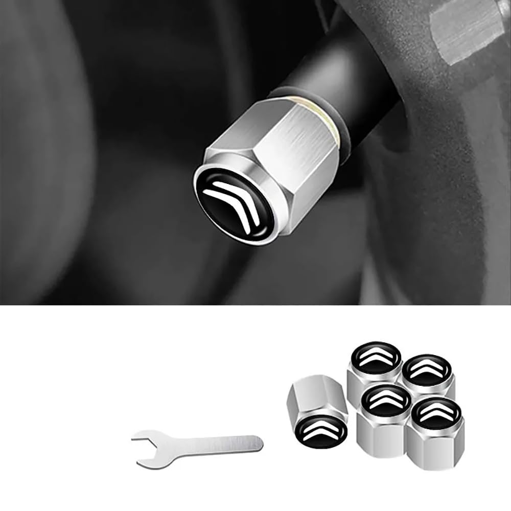 4 Stück Ventilkappen,für Citroen Ventilkappen mit Dichtung Ventilkappen Auto Autoventil Reifenventilkappe Autoventil Kappe Staubkappen Reifen Ventilkappen,Silver 4 Stück Ventilkappen,für Citroen Ventilkappen mit Dichtung Ventilkappen Auto Autoventil Reifenventilkappe Autoventil Kappe Staubkappen Reifen Ventilkappen,Silver von BTIQSA