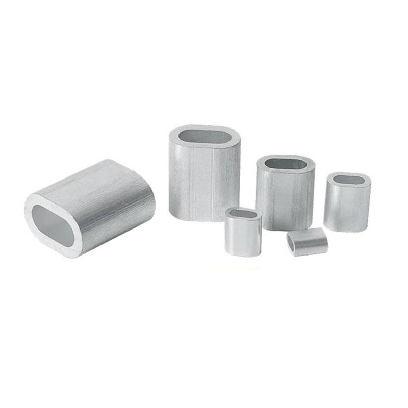 BTYQKZVPM Stahldrahtseil-Crimphülse, Aluminium-Crimphülse au Aluminium-Einzeldrahtseil-Ferrule-Kabelbinder Aluminium-Crimphülse(M2.5) von BTYQKZVPM