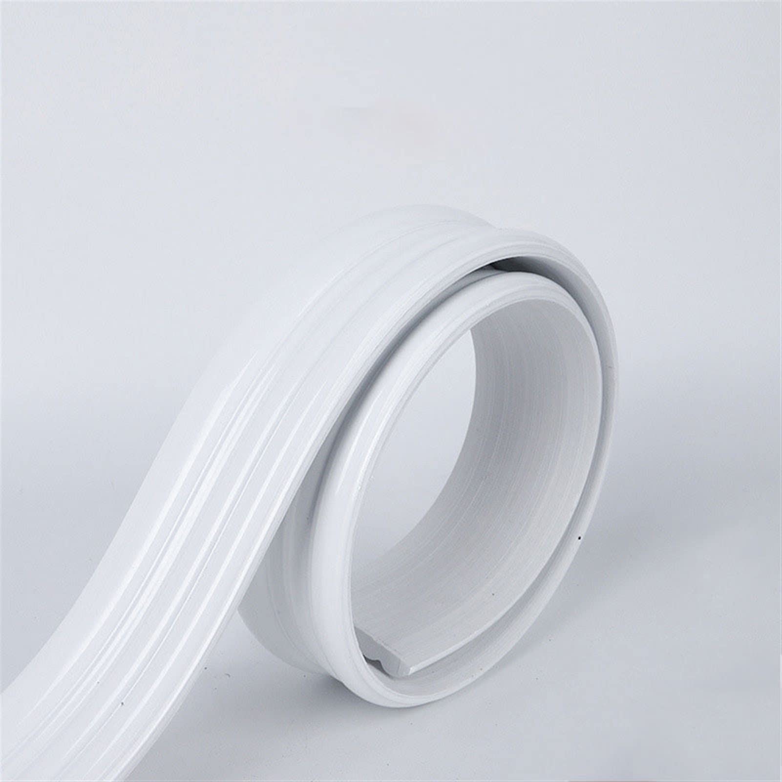 Molding Wall Trim， Wandkantenstreifen, selbstklebend, 3D-Bordüre, wasserdichte Wanddekoration(White) von BTYQKZVPM