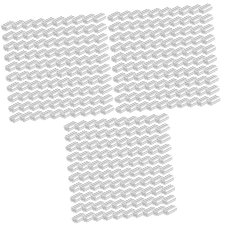 Stahldrahtseil-Crimphülse, Aluminium-Crimphülse au 400 Stück 8-förmige Aluminiumhülse Metalldraht Kabelschleife Aluminium Kabelhülse(0.9x0.6cmx3pcs) von BTYQKZVPM