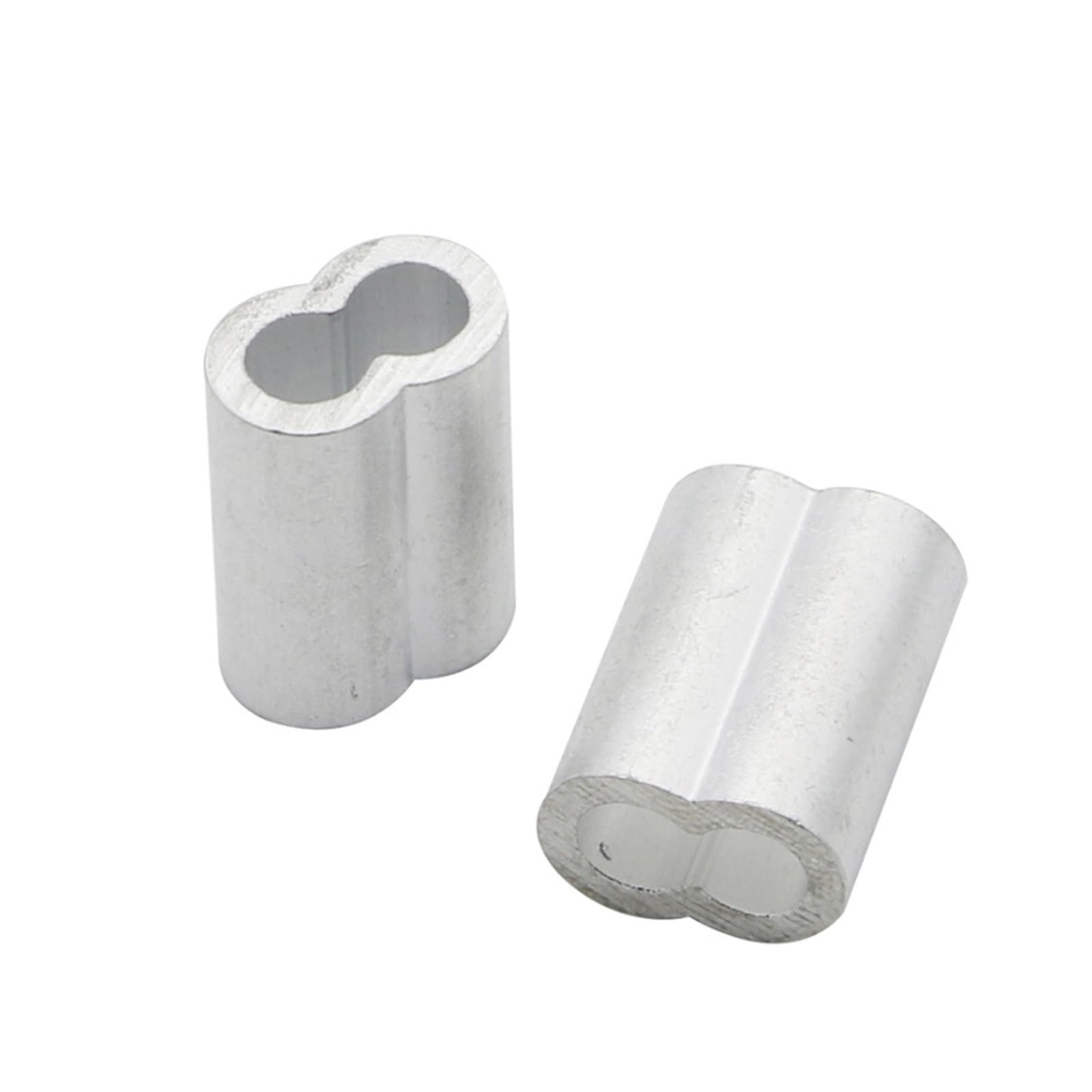 Stahldrahtseil-Crimphülse, Aluminium-Crimphülse au Seilzwinge Kabelbinder Aluminium Crimphülse 8 Form Clip Drahtseilklemme(M2.5) von BTYQKZVPM