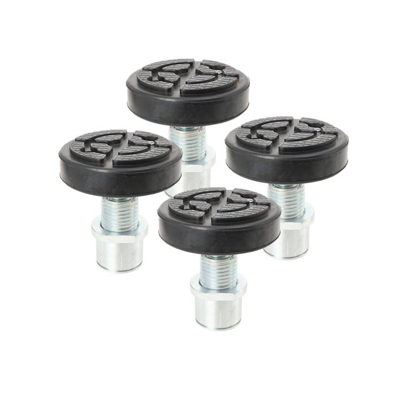 4PC Drehteller Gummiteller Tragarmteller für Hebebühnen SA40 SA40-E, 50mm Universal, Gummiauflage Auswechselbar, Gummiteller für Hebebühnen, 45 Stahl von BUCSDG