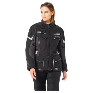 Büse Lago Pro Damen Textiljacke Schwarz Anthrazit von Büse