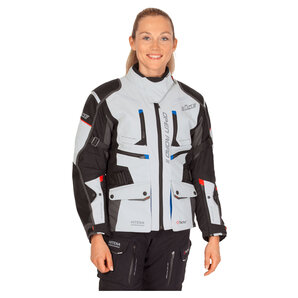 Büse Open Road II Damen Textiljacke Grau Schwarz Rot Blau von Büse