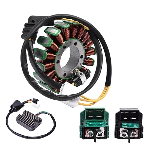 Motorrad-Generator-Magneto-Stator-Spule und Regler-Gleichrichter- und Starter-Magnetrelais-Kit for VFR800 VFR 800 2002–2009 Motorrad-Generator-Magneto-Stator-Spule und Regler-Gleichrichter- und Starter-Magnetrelais-Kit for VFR800 VFR 800 2002–2009 von BUFPULKN