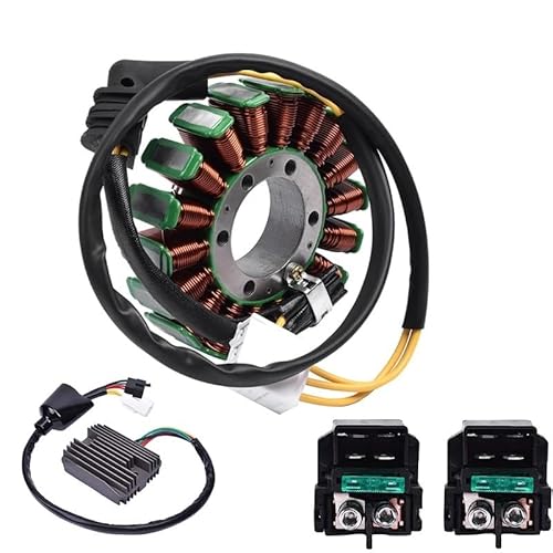 Motorrad-Generator-Magneto-Statorspule & Regler-Gleichrichter & linkes Starter-Magnetrelais-Kit for VFR800 VFR 800 02-09 Motorrad-Generator-Magneto-Statorspule & Regler-Gleichrichter & linkes Starter-Magnetrelais-Kit for VFR800 VFR 800 02-09 von BUFPULKN