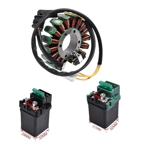 Motorrad-Generator-Magneto-Statorspule und Starter-Relais-Magnetventil-Kit for VFR800 VFR 800 31120-MCW-D01 2002–2009 2008 Motorrad-Generator-Magneto-Statorspule und Starter-Relais-Magnetventil-Kit for VFR800 VFR 800 31120-MCW-D01 2002–2009 2008 von BUFPULKN