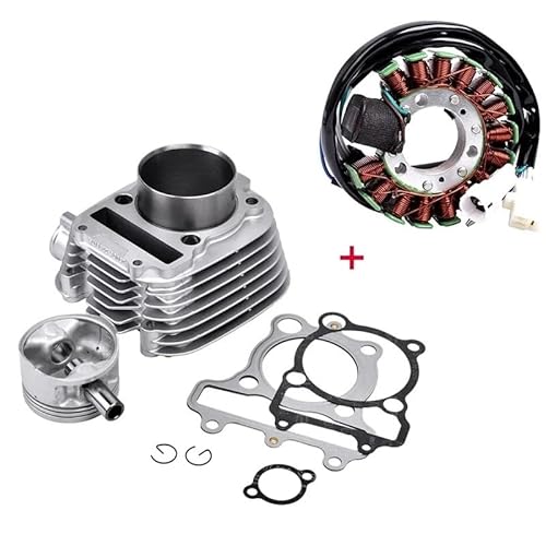 Motorrad Motor Ersatzteil Kolbenring Werkzeug Zylinderkopfdichtungssatz Set + Statorspule for TTR225 TT-R TTR 225 1999-2004 von BUFPULKN