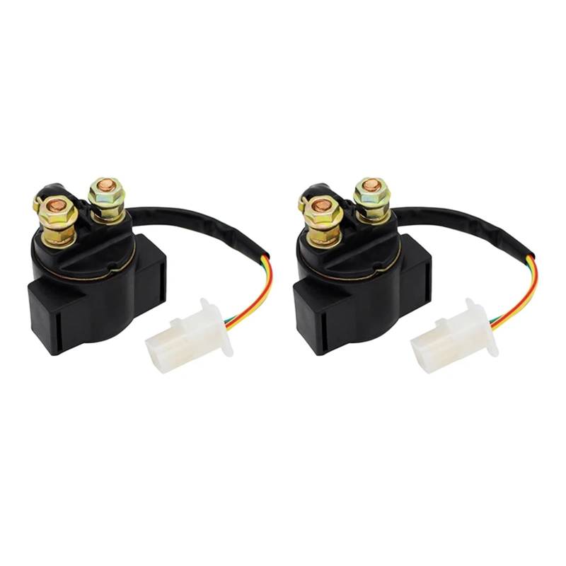 Motorrad Starter Magnet Relais for BW200 BW350 FJ600 SR185 Erreger SR 250 SRX 250 TT225 TTR 225 TTR250 TRX250 TW200(2 pcs) von BUFPULKN