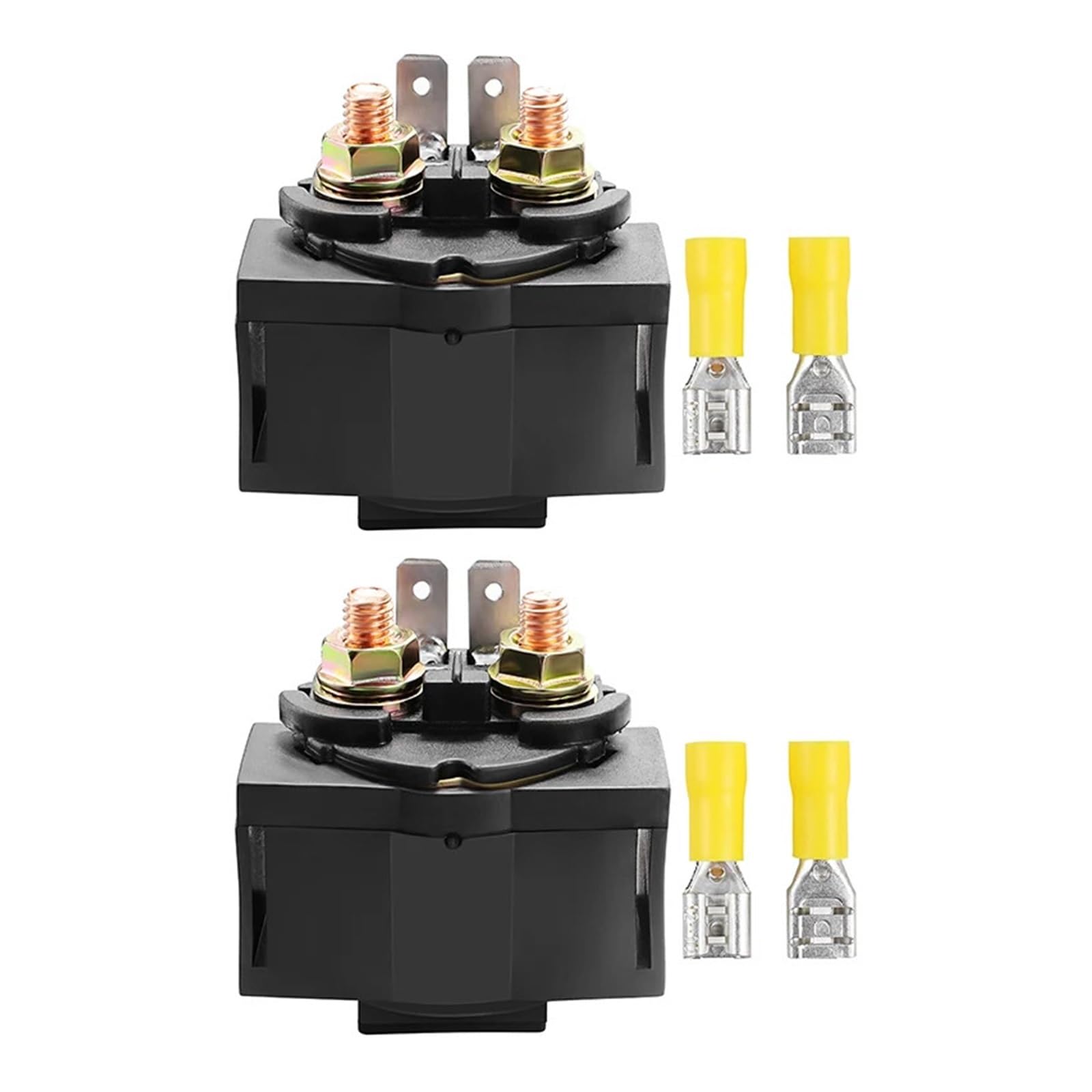 Motorrad Starter Magnet Relais for EN450 ZR400 ZR550 ZR750 Zephyr ZR 750 1100 ZL 600 Eliminator KLR650 VN 750 vulcan(2 pcs) von BUFPULKN