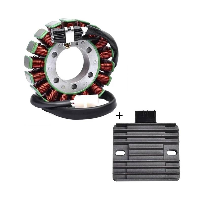 Motorrad Stator Spule Regler Gleichrichter Kit for ER650 ER 650 ER-6N ER6N Ninja EX650 650R KLE650 KLE 650 Ver/sy.s(1set) von BUFPULKN