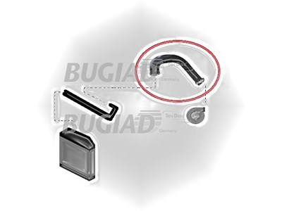 Bugiad Ladeluftschlauch [Hersteller-Nr. 85608] für Opel von BUGIAD