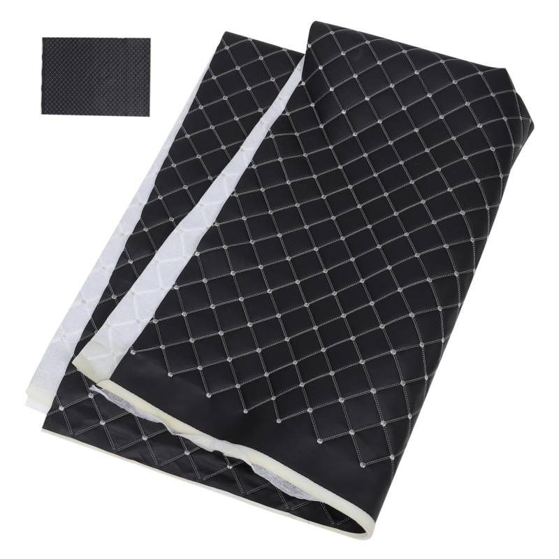 BUGUUYO 1 Blatt Stoff nähen Auto sitzbezüge Auto sitzpolster Autositzbezug gesteppter Stoff PVC-Kunstleder von BUGUUYO