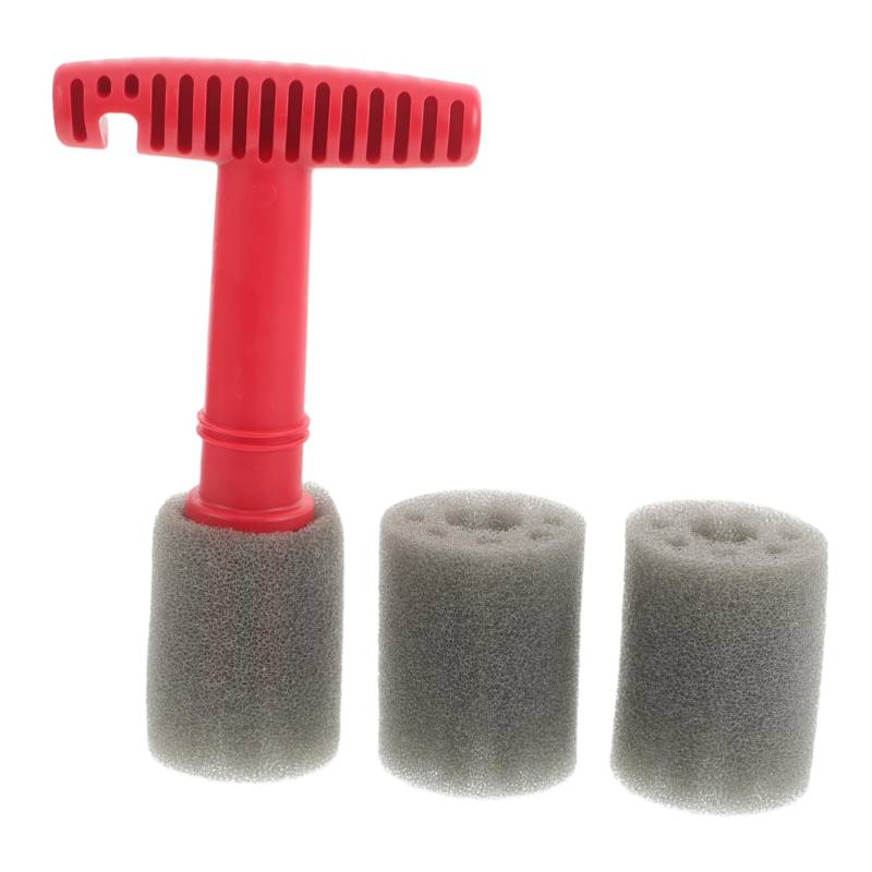 BUGUUYO 1 Satz Schraubenbürste Bohrer Reinigungsbürste Stahlringbürste Detaillierungsbürste Raddetailing Werkzeug Auto Radmutternbürste Radmutternbürste Mit Griff Raddetailing Set von BUGUUYO