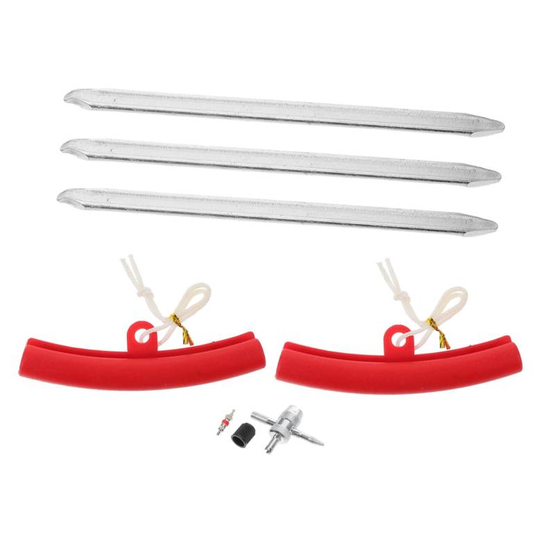 BUGUUYO 1 Set 3 Teilig Reifenreparatur Brecheisen Reifenabdrücker Fahrradreifen Entfernungswerkzeug Fahrradreifen Reparaturwerkzeug Fahrradreifenheber Mini Reifenwechsler von BUGUUYO
