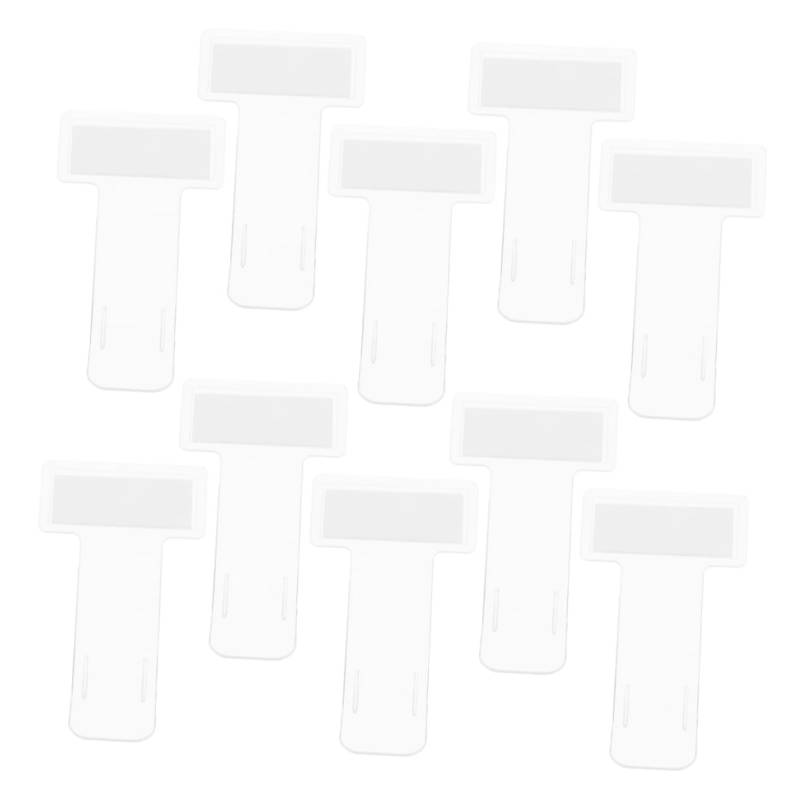 BUGUUYO 10 Stück Auto -Ticketclip Parkplatz Halter Inhaber eines Parkscheins Tickethalter-Clip Parkscheinhalter-Clip Autozubehör für Frauen Schaumkleber Transparent von BUGUUYO