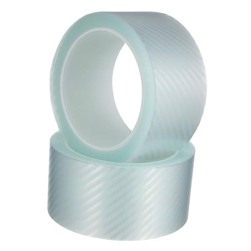 BUGUUYO 2 Rollen Dekorative Streifen Abdeckung Hinten Protector Guard Auto Rand Auto Schutz Band Transparent Die Pet von BUGUUYO