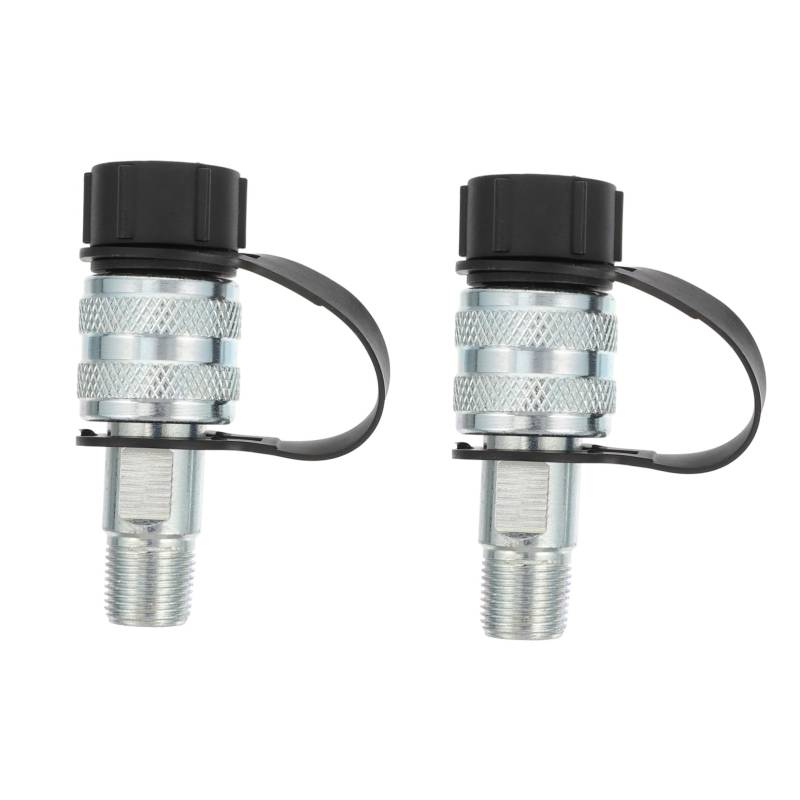 BUGUUYO 2 Stücke Schnell Schnell Öl Fitting Schnell Öl Joint Öl Adapter Stahl von BUGUUYO