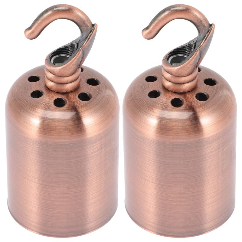 BUGUUYO 2st Lampenkopf E27 Hängelampenfassung E26 Lichtfassung E27 Schraubbirne Lampenfassung E27 Pigtail-lampenfassung E27 Basis E27 Fassung Lampenkabel Regenlicht Deckenlampe Metall von BUGUUYO