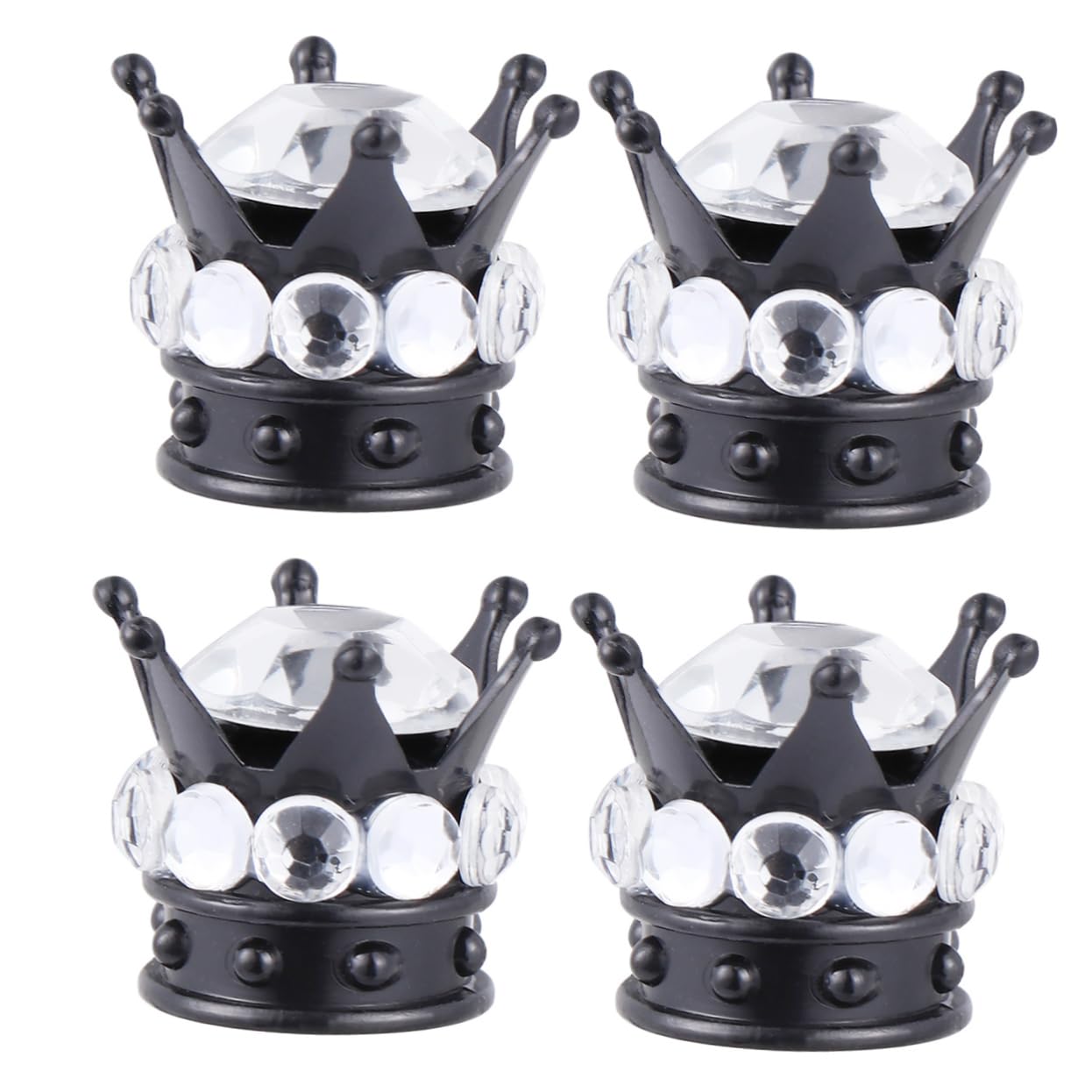 BUGUUYO Kappen-Set 4-teilig Autokappe Schwarz/weiß Auto-staubschutzkappen Für Die Meisten Fahrzeuge BUGUUYO Kappen-Set 4-teilig Autokappe Schwarz/weiß Auto-staubschutzkappen Für Die Meisten Fahrzeuge von BUGUUYO