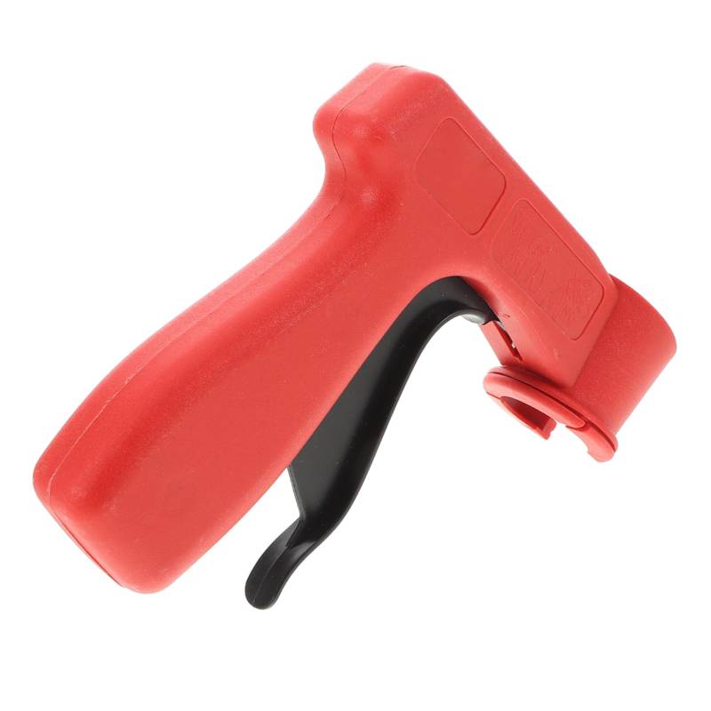 BUGUUYO Griff für manuelles Farbspritzgerät Griff für Autolacksprüher Griff für Farbsprüher aus Kunststoff Möbelsprühgriff Ersatzgriffsprüher Sprühwerkzeuge Auto-Spray-Tool Plastik rot von BUGUUYO