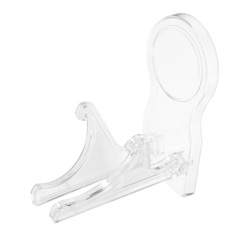 BUGUUYO Teller Halter Transparente Anzeige Tassen Präsentationsständer Geschirrhalter Servicebahnen Couchtisch Tablett Porzellan-Display Tabletts dekorativ Becherhalter Becherstand Plastik von BUGUUYO