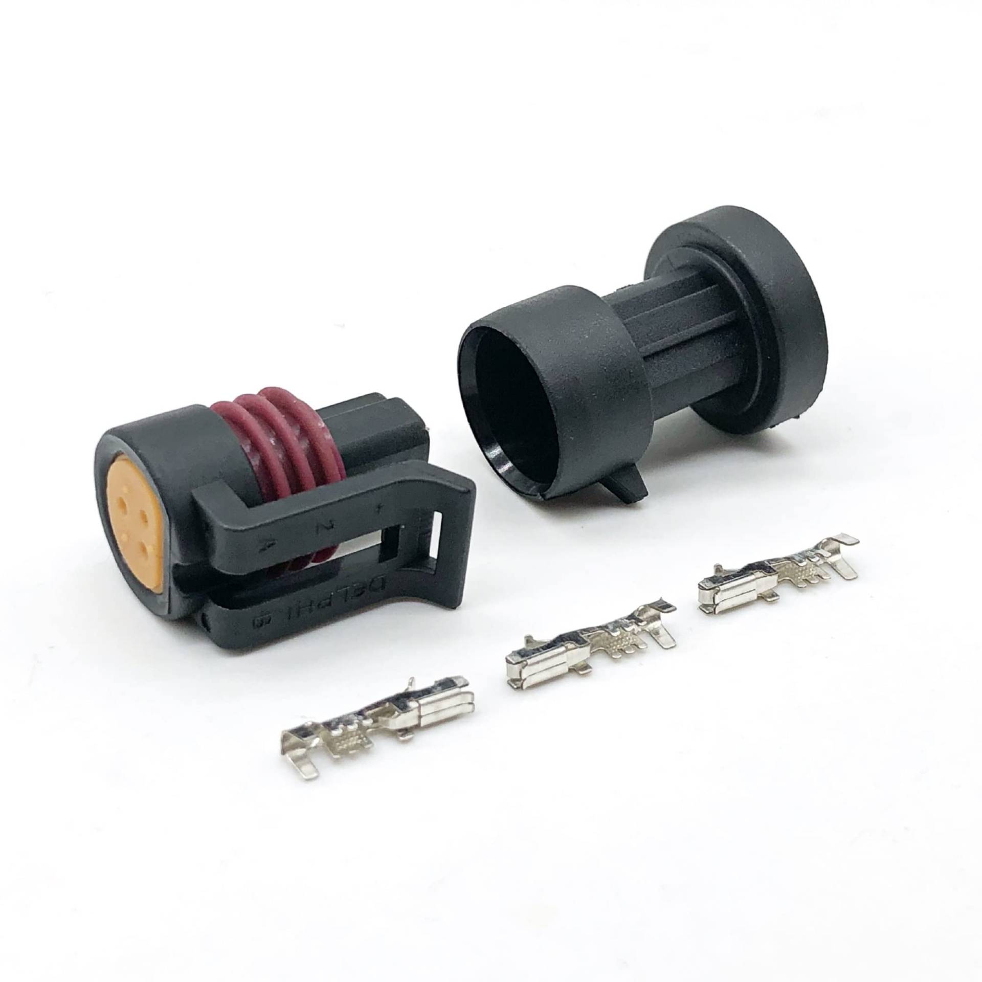 1 Set Packard 3 Pin Delphi Waterproof Automotive Drucksensor Male und Buchse Stecker 1 Set Packard 3 Pin Delphi Waterproof Automotive Drucksensor Male und Buchse Stecker von BUIEX