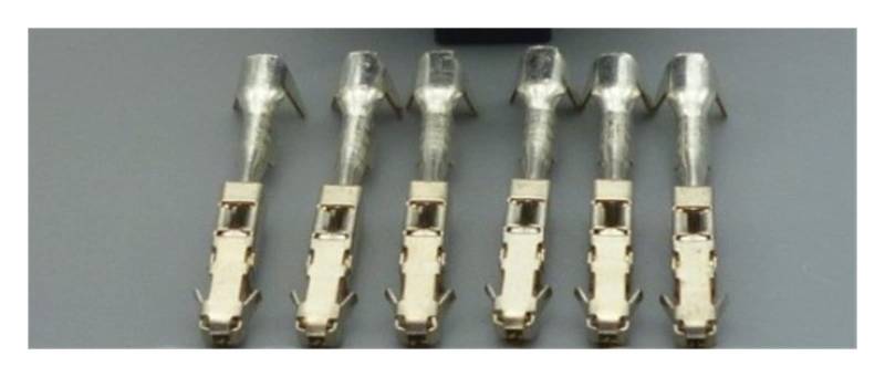 BUIEX 6 Pin Auto wasserdicht LSU 4.9 Breitband Sauerstoffsensoranschluss 1928404669 Gasvergleich mit VW Kompatibel mit Audi 4H0973713 (Color : 10PCS terminal) von BUIEX