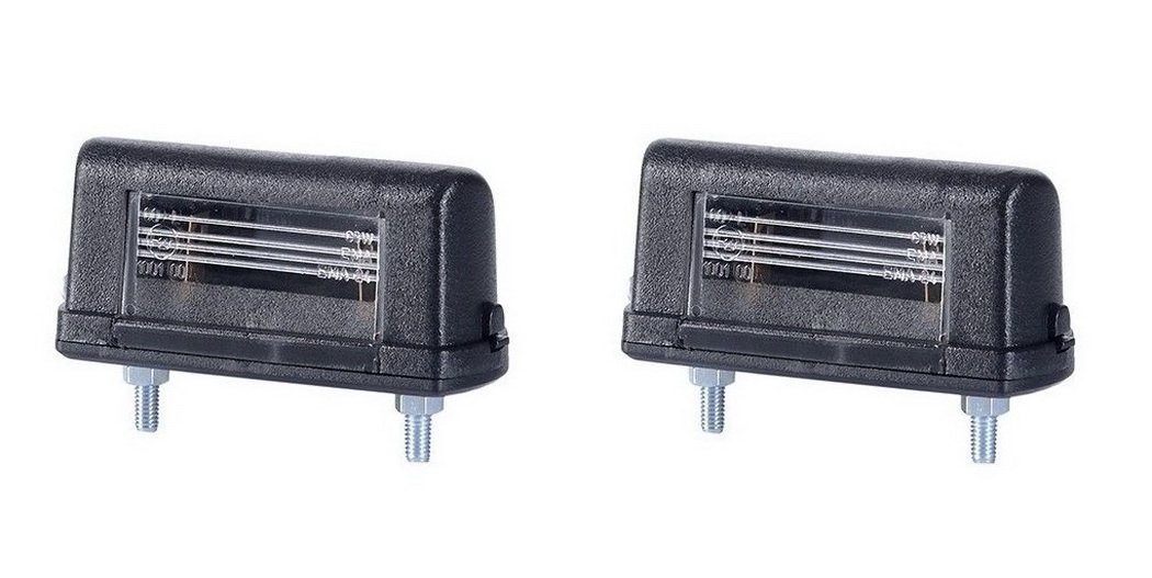 BUL BARS 2 x Kennzeichenleuchte 12V 24V mit E-Prüfzeichen Nummernschildleuchte Kennzeichenbeleuchtung Kennzeichen Auto Rück Hinten Paar LKW PKW KFZ Set Birne BUL BARS 2 x Kennzeichenleuchte 12V 24V mit E-Prüfzeichen Nummernschildleuchte Kennzeichenbeleuchtung Kennzeichen Auto Rück Hinten Paar LKW PKW KFZ Set Birne von BUL BARS