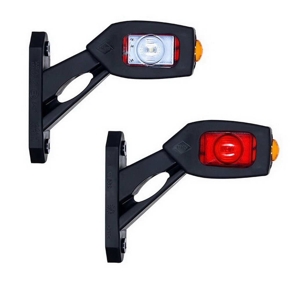 BUL BARS 2 x LED Gummi Begrenzungsleuchte Seitenleuchte 12V 24V mit E-Prüfzeichen Positionsleuchte Auto LKW PKW KFZ Lampe Leuchte Licht Weiß Rot Orange BUL BARS 2 x LED Gummi Begrenzungsleuchte Seitenleuchte 12V 24V mit E-Prüfzeichen Positionsleuchte Auto LKW PKW KFZ Lampe Leuchte Licht Weiß Rot Orange von BUL BARS