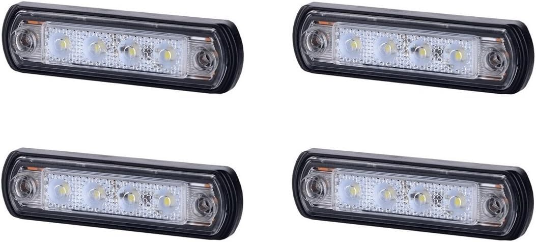 BUL BARS 4 x 4 SMD LED Weiß Begrenzungsleuchte Umrissleuchte 12V 24V mit E-Prüfzeichen Positionsleuchte Auto LKW PKW KFZ Lampe Leuchte Licht Front Universal BUL BARS 4 x 4 SMD LED Weiß Begrenzungsleuchte Umrissleuchte 12V 24V mit E-Prüfzeichen Positionsleuchte Auto LKW PKW KFZ Lampe Leuchte Licht Front Universal von BUL BARS