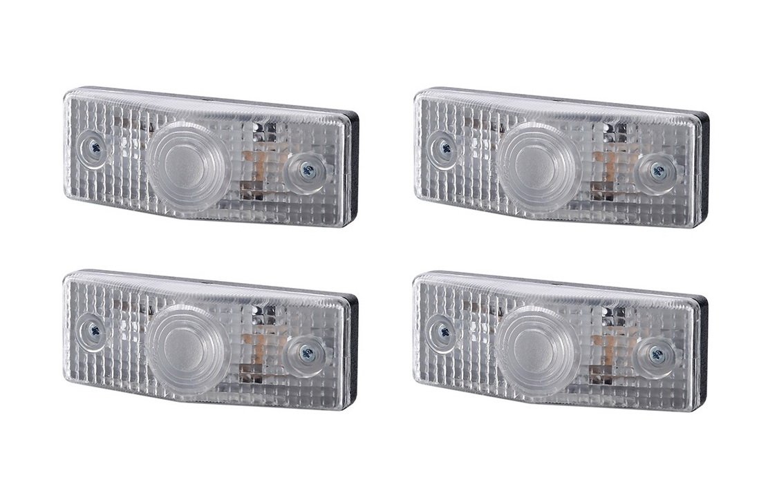 BUL BARS 4 x Weiß Begrenzungsleuchte Seitenleuchte 12V 24V mit E-Prüfzeichen Positionsleuchte Seite Auto LKW PKW KFZ Lampe Leuchte Licht Set Paar Front Birne BUL BARS 4 x Weiß Begrenzungsleuchte Seitenleuchte 12V 24V mit E-Prüfzeichen Positionsleuchte Seite Auto LKW PKW KFZ Lampe Leuchte Licht Set Paar Front Birne von BUL BARS