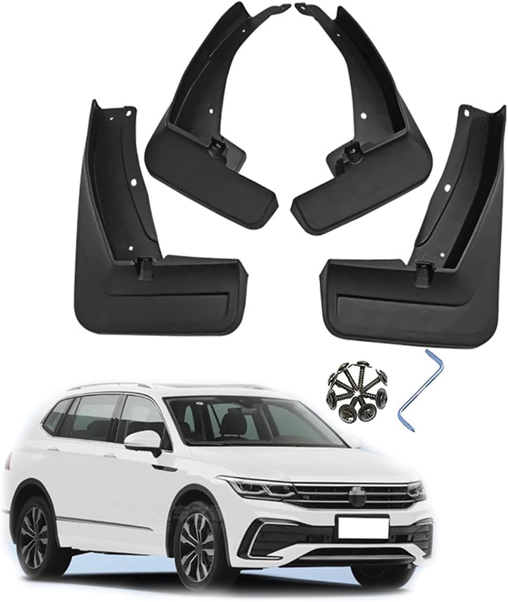 4 Stück Auto Schmutzfänger für V-W Tiguan R-Line 2019-2023, Vorder und Hinterreifen Spritzschutz Kit Schlamm Klappen Mit Befestigungsschrauben,A-2019~2021 4 Stück Auto Schmutzfänger für V-W Tiguan R-Line 2019-2023, Vorder und Hinterreifen Spritzschutz Kit Schlamm Klappen Mit Befestigungsschrauben,A-2019~2021 von BURIL