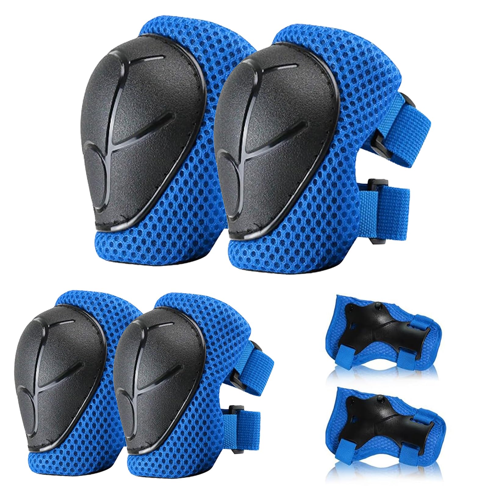 BURSUNLY Knieschoner Kinder, Schoner Inliner Kinder Protektoren Set, Kinder Schützer Ellenbogenschoner für Inliner Skates Scooter Fahrrad Rollschuhe Skateboard Laufräder, 3-8 Jahre von BURSUNLY