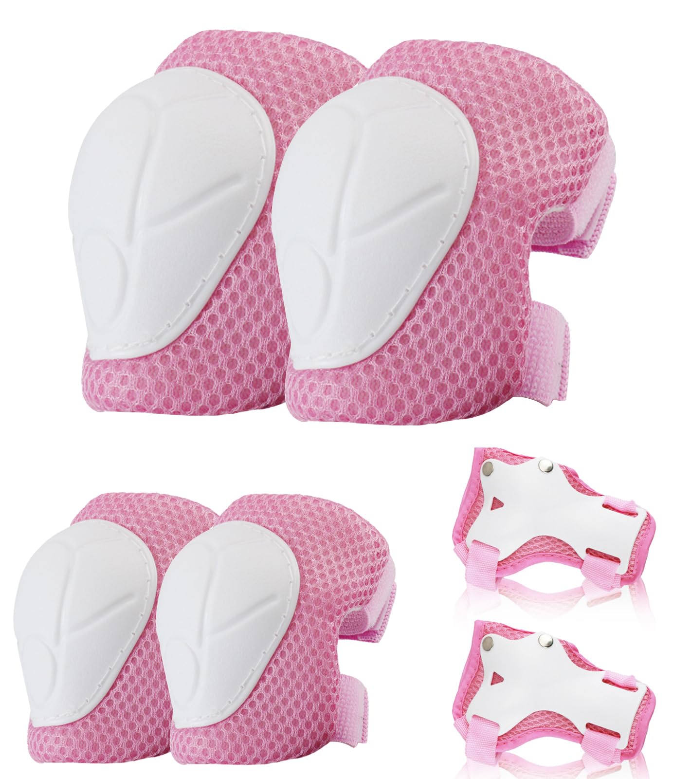 BURSUNLY Knieschoner Kinder, Schoner Inliner Kinder Protektoren Set, Kinder Schützer Ellenbogenschoner für Inliner Skates Scooter Fahrrad Rollschuhe Skateboard Laufräder, 3-8 Jahre von BURSUNLY