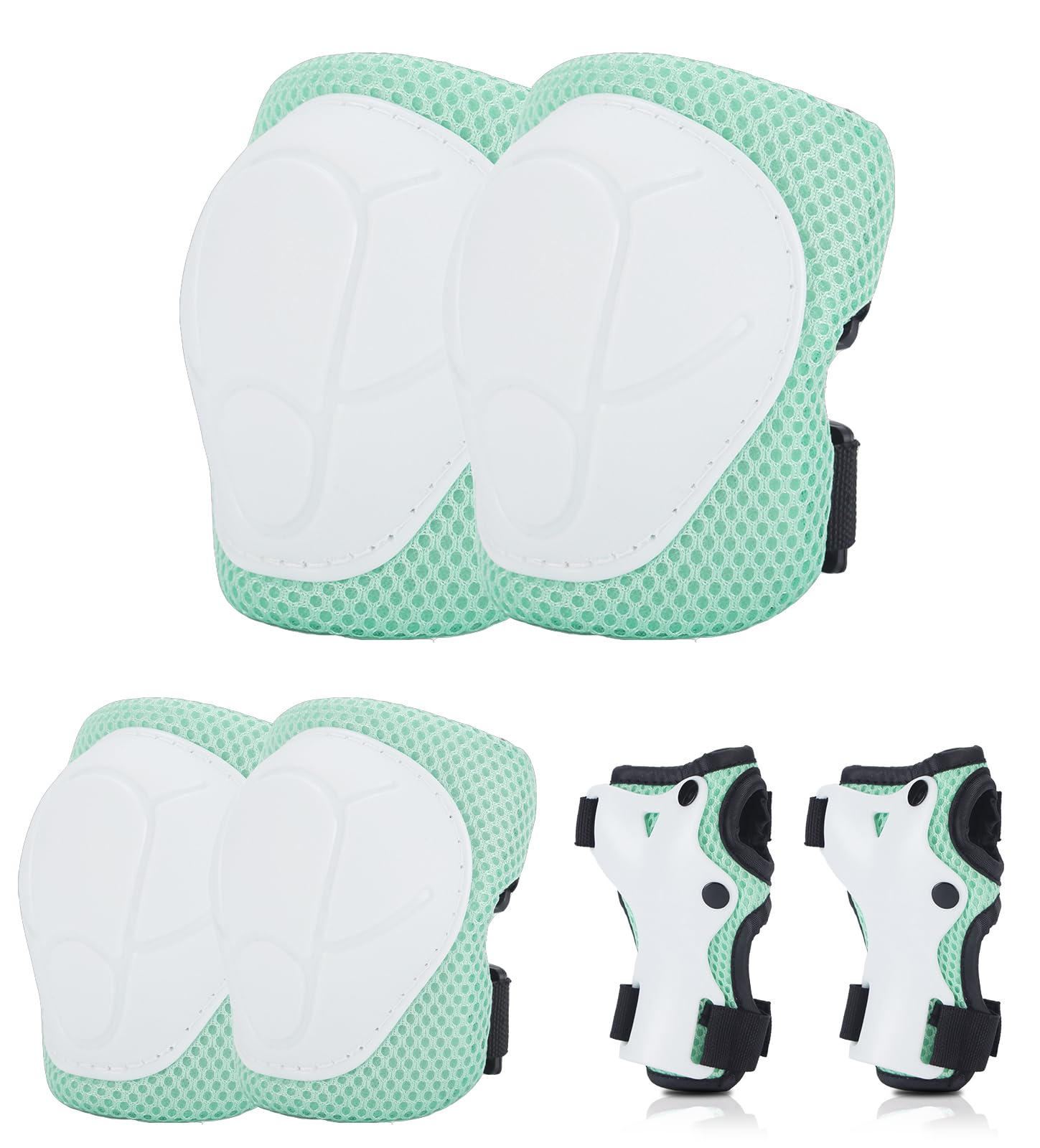 BURSUNLY Knieschoner Kinder, Schoner Inliner Kinder Protektoren Set, Kinder Schützer Ellenbogenschoner für Inliner Skates Scooter Fahrrad Rollschuhe Skateboard Laufräder, 3-8 Jahre von BURSUNLY