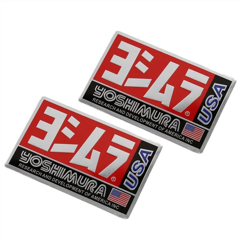 BUSEB Los Aluminium - Motorradaufkleber Scorpio - Wasserdicht - Modern - 2 Stck (Color : 06) von BUSEB