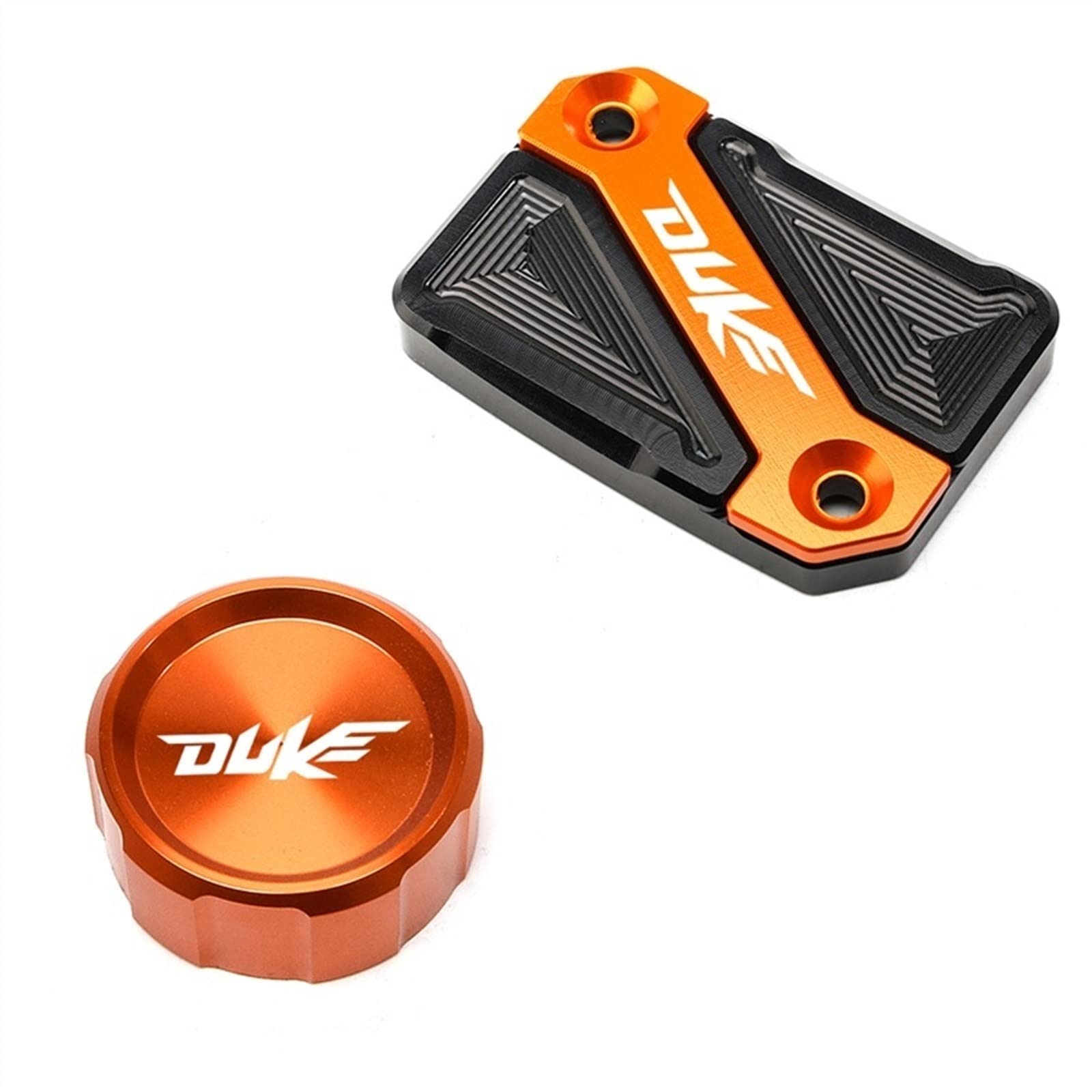 Motorrad CNC Rück- und Vorderbremsflüssigkeitsreservoir -Kappenzylinder -Kove for Herzog 390 Duke 125 Duke 200 Duke 250 20132022 2020 (Color : FRBC Orange) von BUSEB