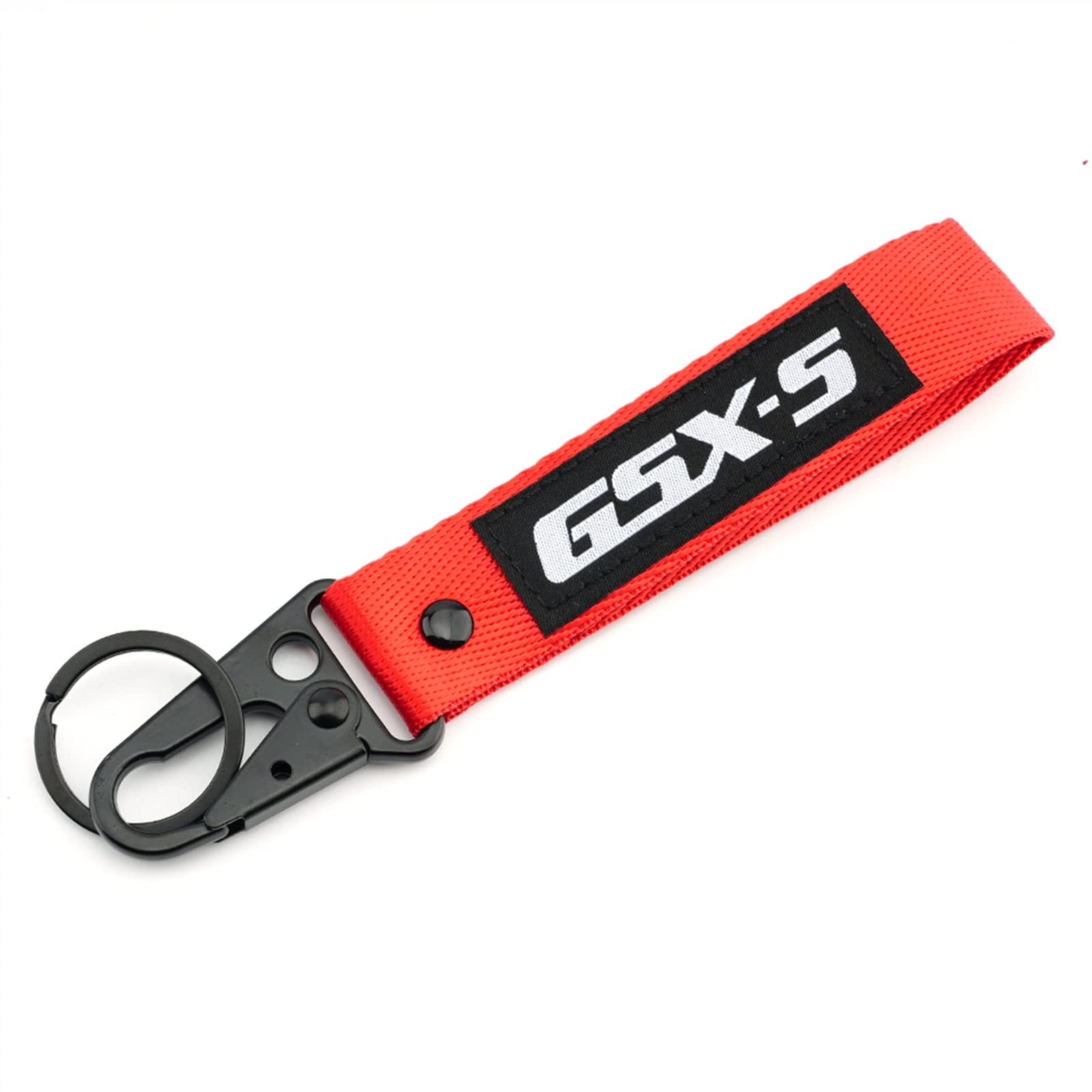Motorradzubehör Abzeichen Schlüsselanhänger Stickerei Geschenk Mode Schlüsselanhänger for GSX-S 125 750 1000 1000GT GSX-S750 GSX-S1000 (Color : Red) von BUSEB