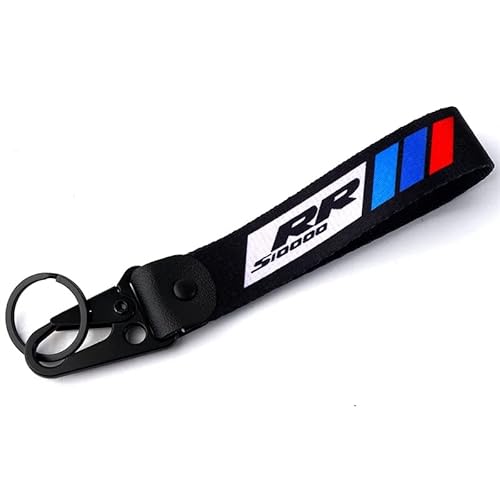 Motorradzubehör Stickerei Schlüsselanhänger Kette Schlüsselanhänger Schlüsselanhänger for S1000RR S1000XR S1000R HP4 HP2 (Color : S1000RR) von BUSEB