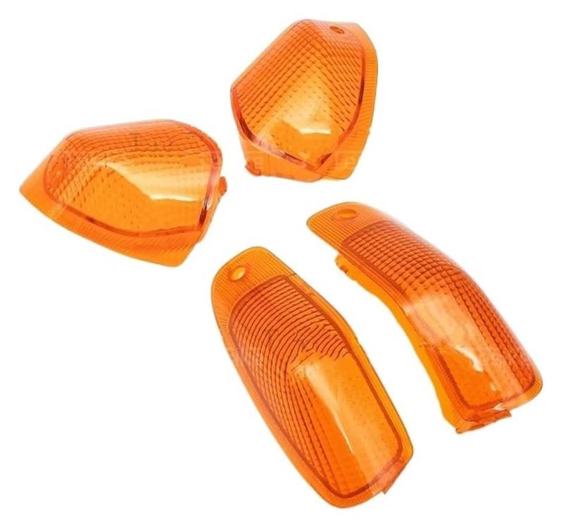 BUTUFYTR Blinkerleuchten Für Ka&wasaki Zzr 400/600 Zzr400 Zzr600 Zx600e 1994-2004 Lampengehäuse Motorradzubehör Lichtabdeckung Blinker Lampenschirm(Front-Rear-Y) von BUTUFYTR