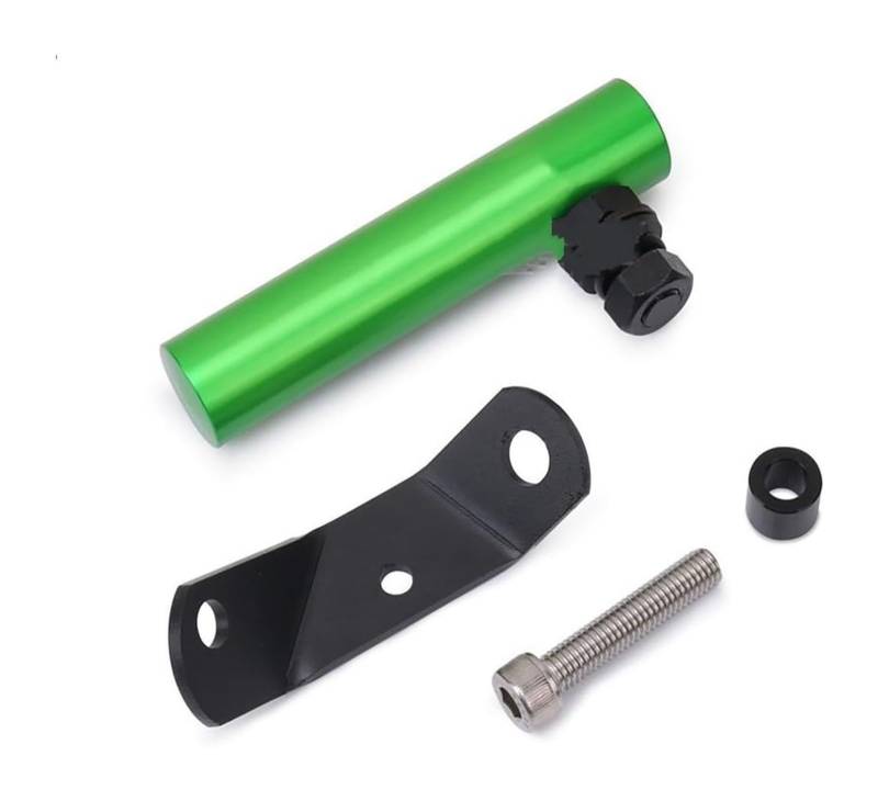Für ZX-4R ZX-4RR ZX4R ZX4RR 2023 2024 Motorrad Vorderständer Halter Smartphone Handy Halter Navigation Halterung Motorrad GPS Navigationshalterung(-06-Green-ZX4RR) von BUTUFYTR