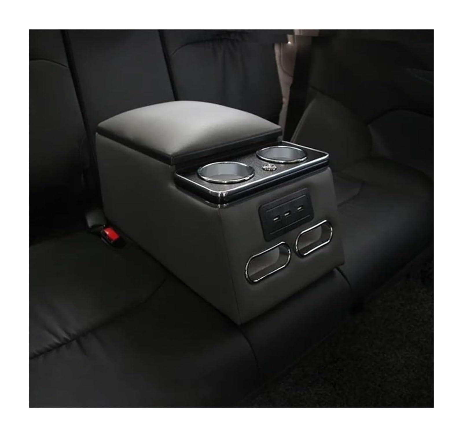 Glove Handschuhfach FÜR R&enault Für KOLEOS Für CAPTUR Für KADJAR Autoinnenraum-Hinterhandlauf Mit Atmosphäre Und USB-Aufladung(Model a Black) von BUTUFYTR