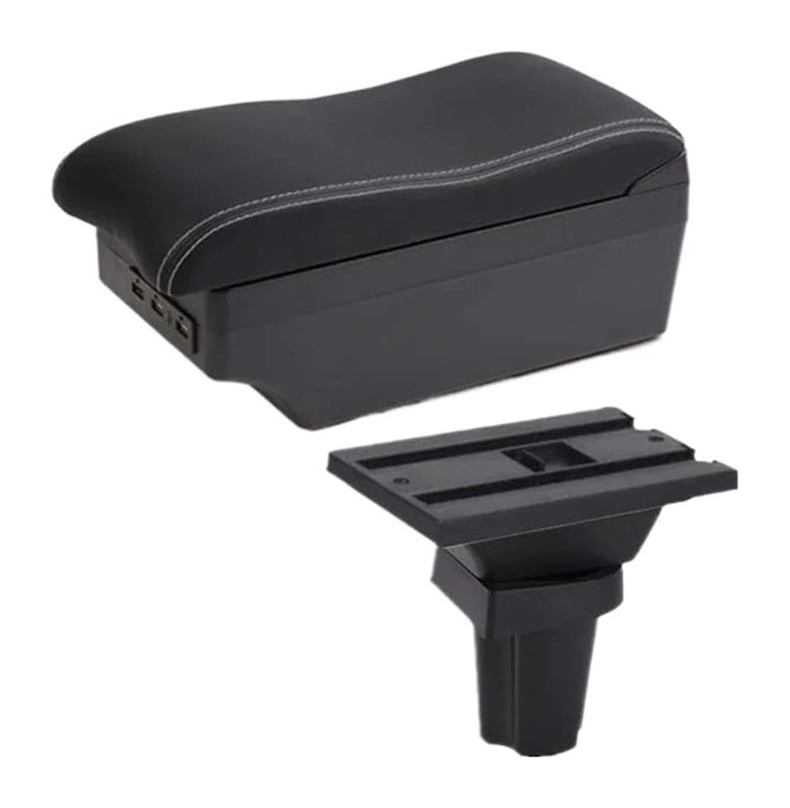 Glove Handschuhfach Für CR-Z CRZ Auto Armlehne Box Center Console Storage Box Innenteile Mit USB Center Console Storage Box(C3 White Line 7usb) von BUTUFYTR