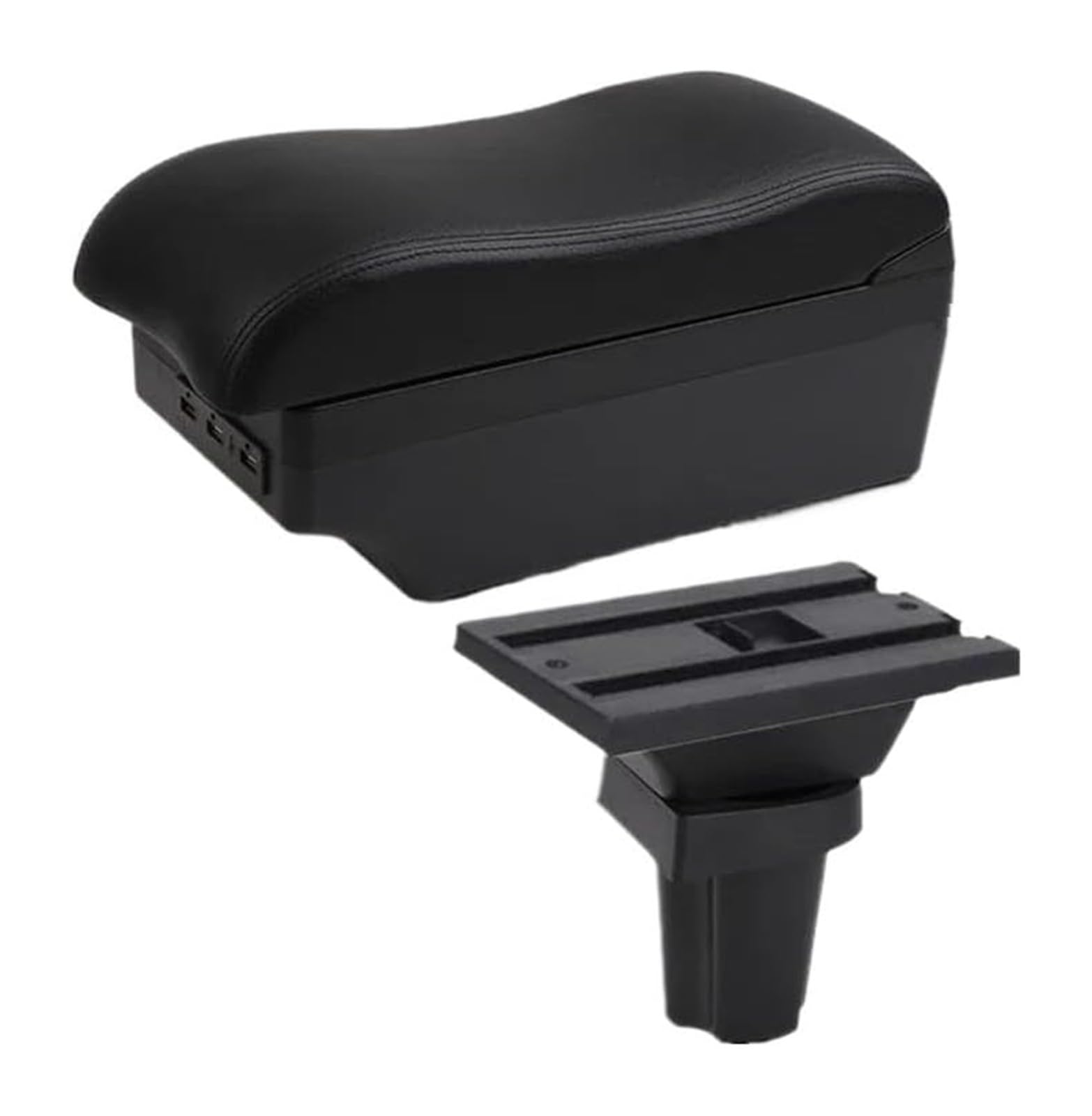 Glove Handschuhfach Für CR-Z Für CRZ Mittelkonsolen-Aufbewahrungsbox Autoarmlehnenbox Mittelkonsolen-Aufbewahrungsbox Innendetails USB(C2 Black Line 7usb) von BUTUFYTR
