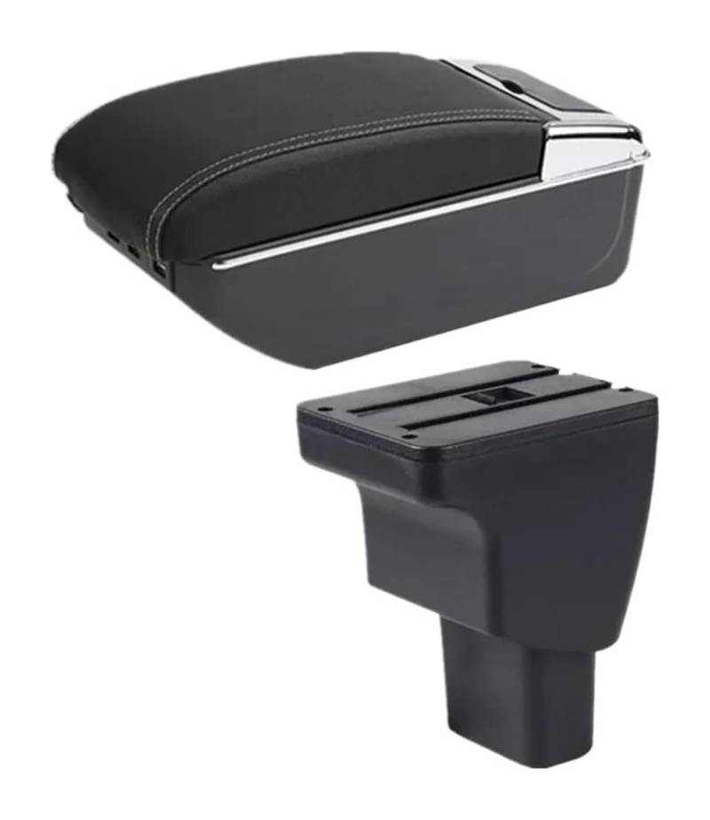 Glove Handschuhfach Für Hyundai I10 Center Console Storage Box Auto Armlehne Box Retrofit Teile Zentrale Lagerung Box Innen Details(C3 White Line 7usb) von BUTUFYTR