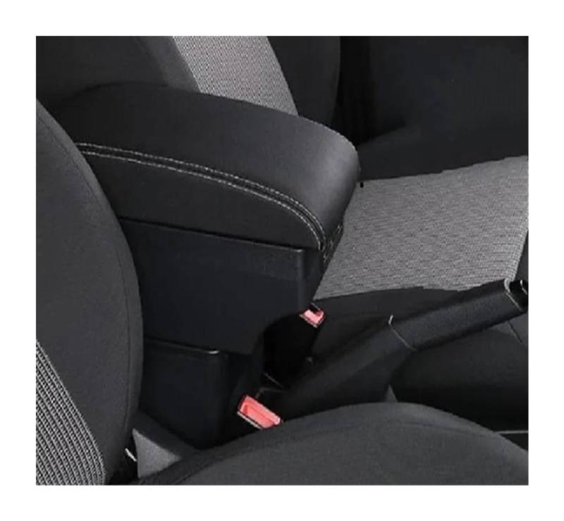 Glove Handschuhfach Für P&eugeot 1007 Auto Armlehne Box Zentrale Lagerung Box Retrofit Interior Center Console Storage Box(C5 7usb) von BUTUFYTR