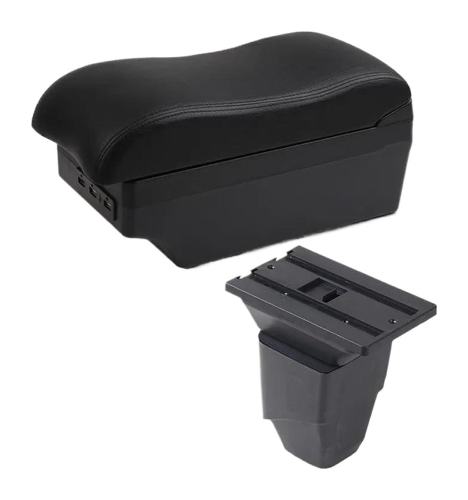 Glove Handschuhfach Für P&eugeot 206 Cc Cabrio Auto Armlehne Box Center Storage Box Nachrüstung Innen Details Center Console Storage Box(C2 Black Line 7usb) von BUTUFYTR