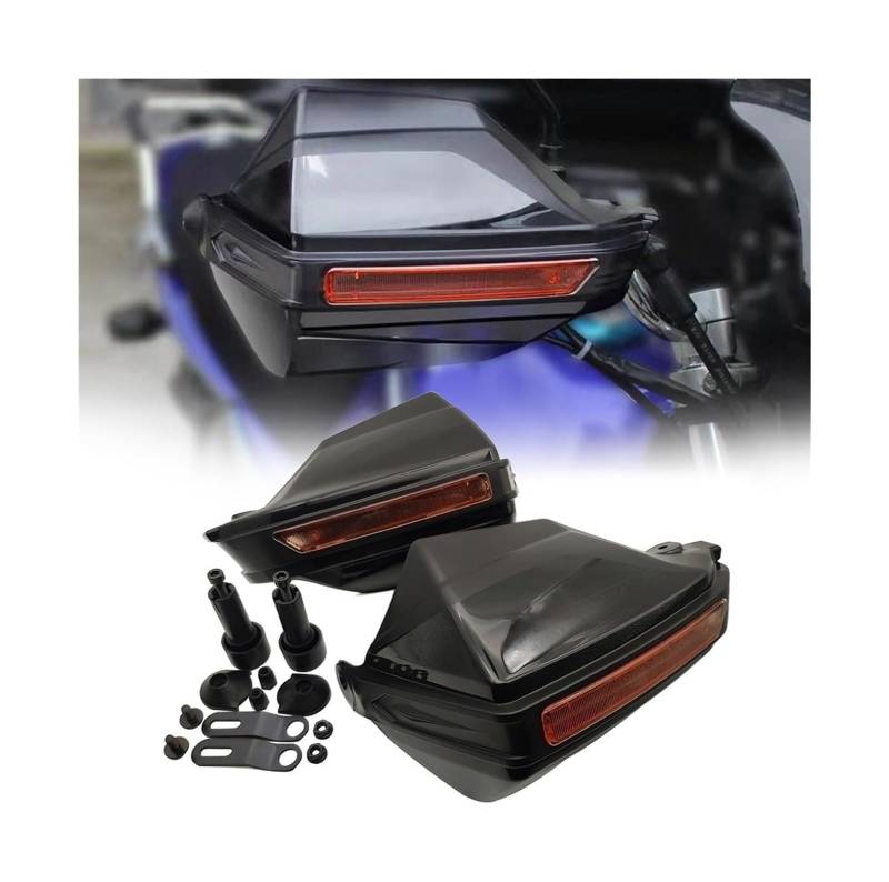 Lenker Handschutz Für CBR300FA CBR500R CBR500F CBR500X RC51 Motorrad Handschutz Griffschutz Schild Winddichte Handschützer Schwarz(Schwarz) von BUTUFYTR